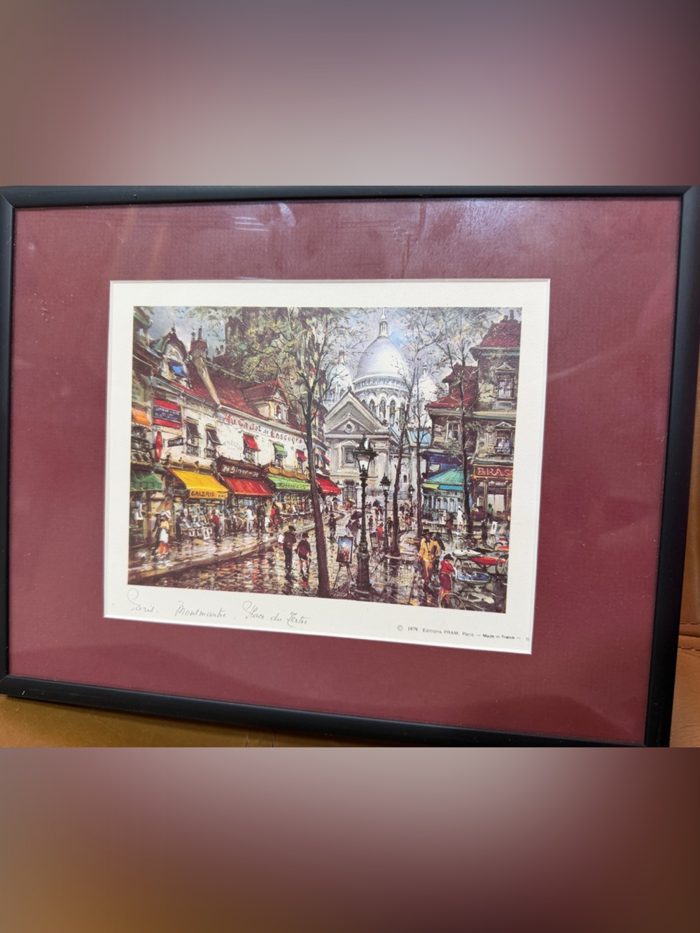 Framed Paris Street Art Print 1979